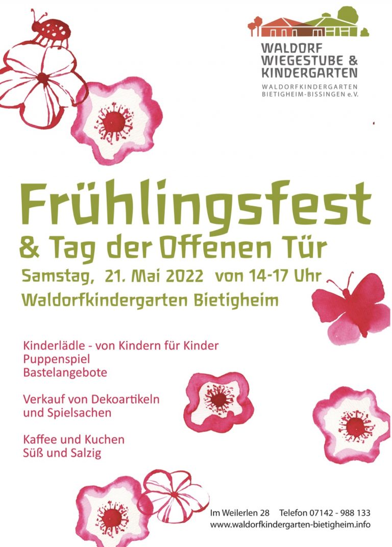 Frühlingsfest & Tag der offenen Tür – Waldorfkindergarten Bietigheim ...